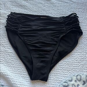 Xhilaration Black Bikini Swim Brief Classic Design